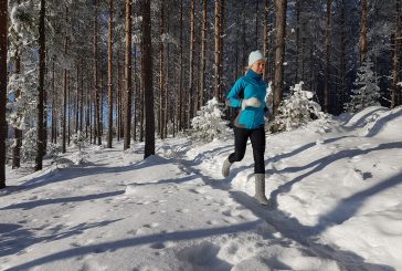 Viikko 7: Hiljaista hipsuttelua hangella: villasukkajuoksulla vahvistusta jalkaterille